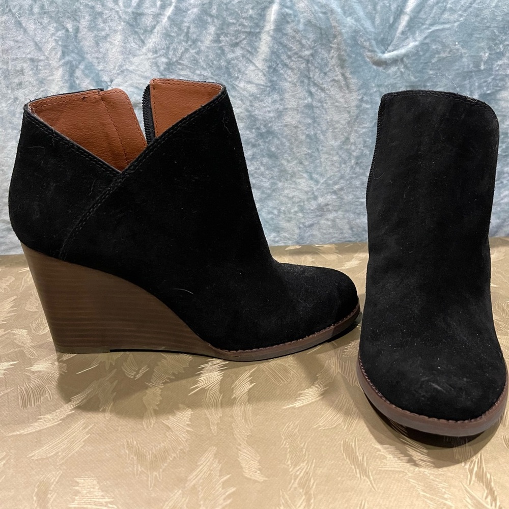 Lucky Brand wedge booties